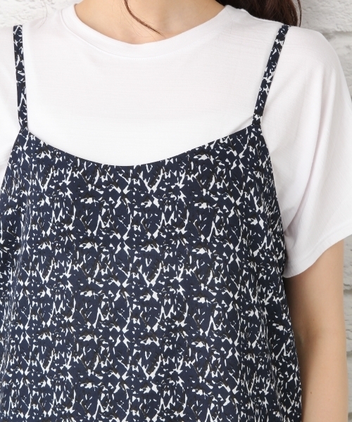LEPSIM（レプシィム）の「キャミギャザーワンピース　723536（ワンピース・レディース・グレー/ブラック/ネイビー・MEDIUM/LARGE）」の9枚目の写真