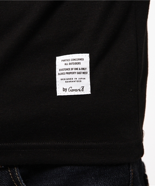 CavariA（キャバリア）の「『CavariA/キャバリア』TC無地Vネック長袖Tシャツ（Tシャツ/カットソー・メンズ・ホワイト/ブラック/ベージュ/グレー/ネイビー・L/M/XL）」の13枚目の写真