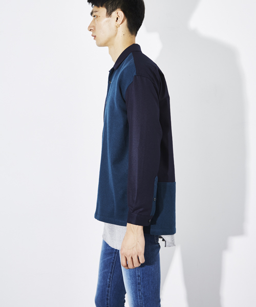 STUDIOUS(ステュディオス)の「ウールクレイジーオープンカラーシャツ (シャツ/ブラウス・メンズ・ブラック/グレー/ネイビー・3/2/1)」の10枚目の写真