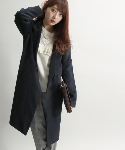 WEGO（ウィゴー）の「WEGO/コクーンチェスターコート（チェスター