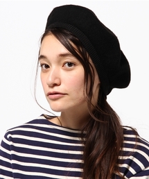 VENCEEXCHANGE | リブ付きベレー帽     (ハンチング/ベレー帽)