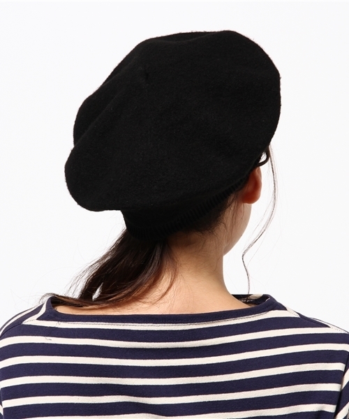 VENCEEXCHANGE（ヴァンスエクスチェンジ）の「リブ付きベレー帽     （ハンチング/ベレー帽・レディース・グレー/ライトブラウン/ブラック/ベージュ・FREE）」の6枚目の写真
