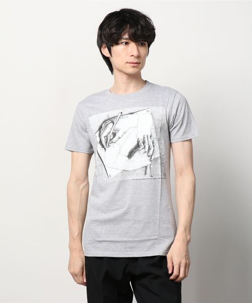 M.C. ESCHER（エムシーエッシャー）の「M.C ESCHER/エムシーエッシャー/PRINT TEE  (UN)（Tシャツ/カットソー・メンズ・その他1/その他2/その他4/その他3/その他5・MEDIUM/SMALL）」の2枚目の写真