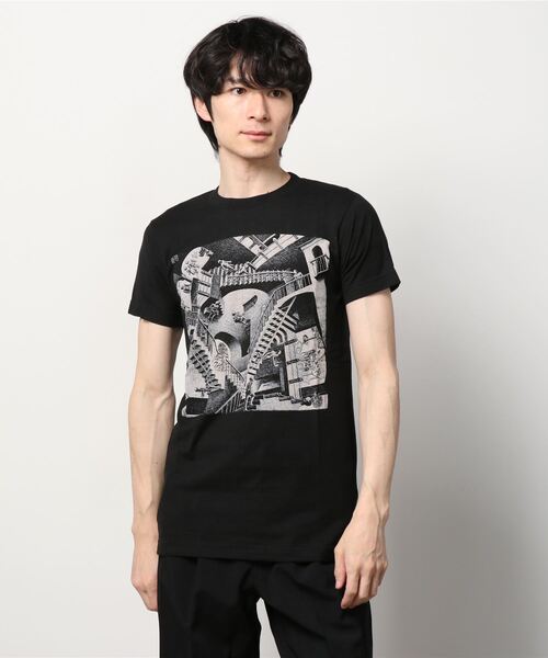 M.C. ESCHER（エムシーエッシャー）の「M.C ESCHER/エムシーエッシャー/PRINT TEE  (UN)（Tシャツ/カットソー・メンズ・その他1/その他2/その他4/その他3/その他5・MEDIUM/SMALL）」の4枚目の写真