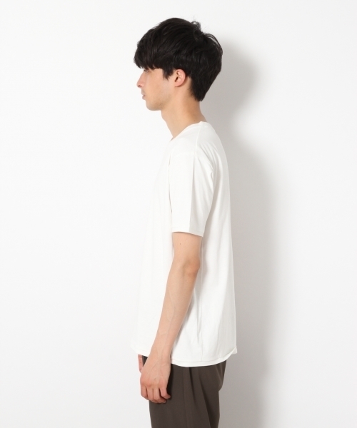 RAGEBLUE（レイジブルー）の「【HY-TEK】モダールVネックTシャツ/758788（Tシャツ/カットソー・メンズ・ホワイト/ベージュ/ネイビー・LARGE/MEDIUM/SMALL）」の13枚目の写真
