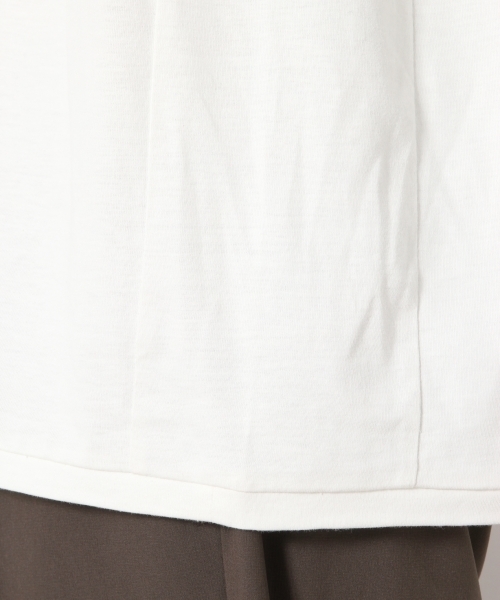 RAGEBLUE（レイジブルー）の「【HY-TEK】モダールVネックTシャツ/758788（Tシャツ/カットソー・メンズ・ホワイト/ベージュ/ネイビー・LARGE/MEDIUM/SMALL）」の6枚目の写真