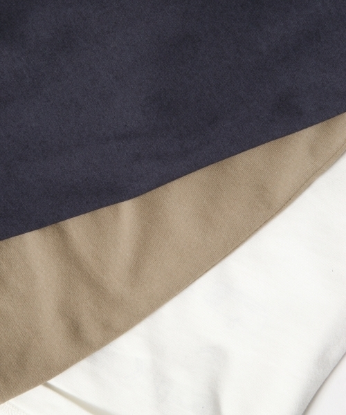 RAGEBLUE（レイジブルー）の「【HY-TEK】モダールVネックTシャツ/758788（Tシャツ/カットソー・メンズ・ホワイト/ベージュ/ネイビー・LARGE/MEDIUM/SMALL）」の11枚目の写真