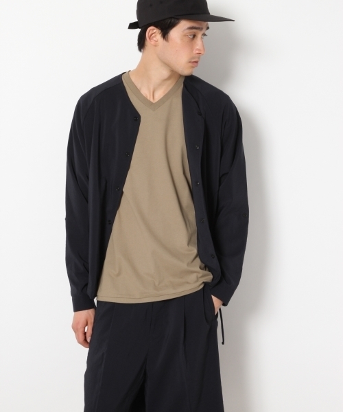 RAGEBLUE（レイジブルー）の「【HY-TEK】モダールVネックTシャツ/758788（Tシャツ/カットソー・メンズ・ホワイト/ベージュ/ネイビー・LARGE/MEDIUM/SMALL）」の5枚目の写真