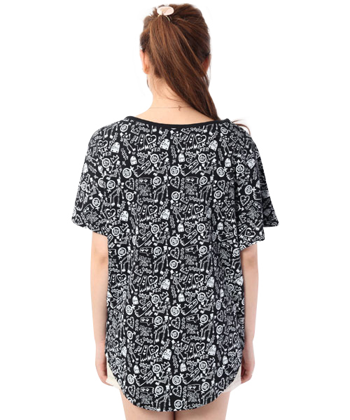 MILKFED.(ミルクフェド)の「"MF×Choco Moo" BIG TEE(Tシャツ/カットソー・レディース・ホワイト/ブラック・X-SMALL/SMALL)」の4枚目の写真