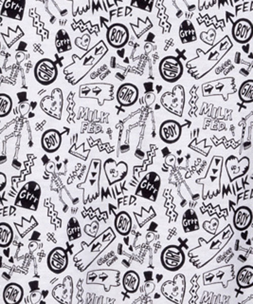 MILKFED.(ミルクフェド)の「"MF×Choco Moo" BIG TEE(Tシャツ/カットソー・レディース・ホワイト/ブラック・X-SMALL/SMALL)」の11枚目の写真