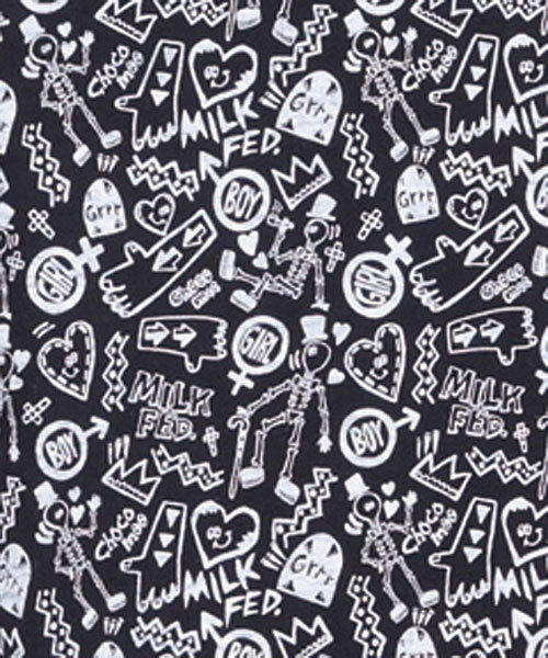 MILKFED.(ミルクフェド)の「"MF×Choco Moo" BIG TEE(Tシャツ/カットソー・レディース・ホワイト/ブラック・X-SMALL/SMALL)」の12枚目の写真