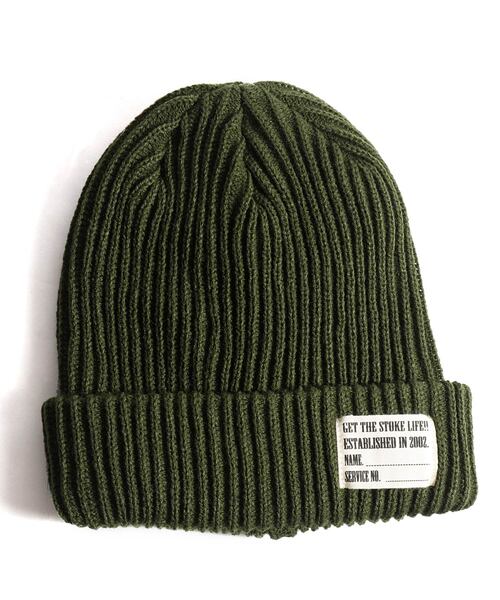 セール】【ZIP FIVE】 ニットキャップ / ニット帽 / リブ（ニット