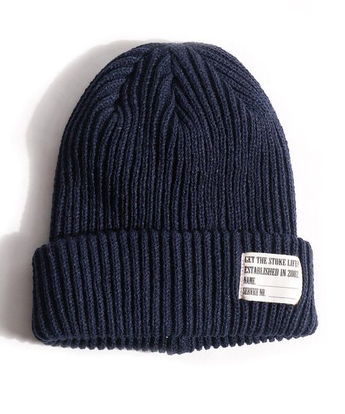 セール】【ZIP FIVE】 ニットキャップ / ニット帽 / リブ（ニット