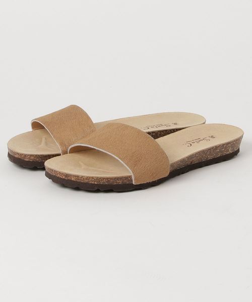 Sonia C(ソニアシー)の「PONYフットベッドサンダル(サンダル・レディース・ブラック/ターコイズブルー/ゼブラ/パープル/ベージュ/イエロー・39/36/38/35/37)」の8枚目の写真