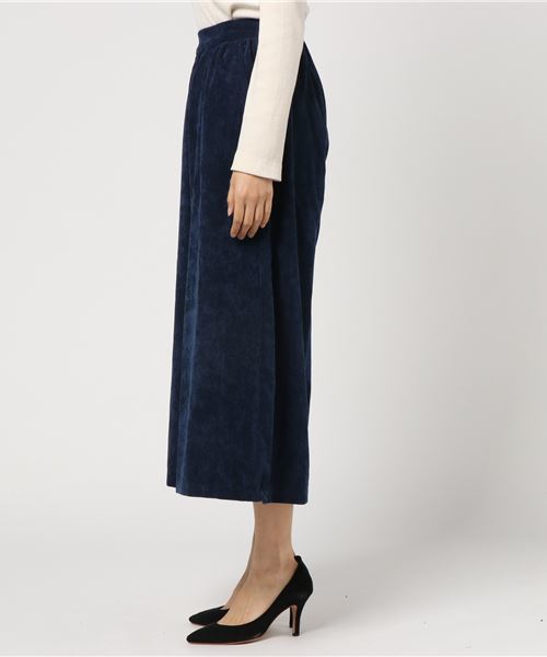 earth music&ecology(アースミュージックアンドエコロジー)の「・コーデュロイスカーチョ(その他パンツ・レディース・ベージュ/ネイビー/カーキ・FREE)」の10枚目の写真