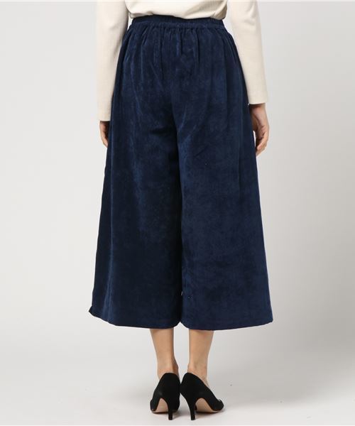 earth music&ecology(アースミュージックアンドエコロジー)の「・コーデュロイスカーチョ(その他パンツ・レディース・ベージュ/ネイビー/カーキ・FREE)」の5枚目の写真