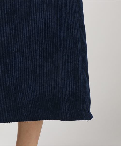 earth music&ecology(アースミュージックアンドエコロジー)の「・コーデュロイスカーチョ(その他パンツ・レディース・ベージュ/ネイビー/カーキ・FREE)」の9枚目の写真