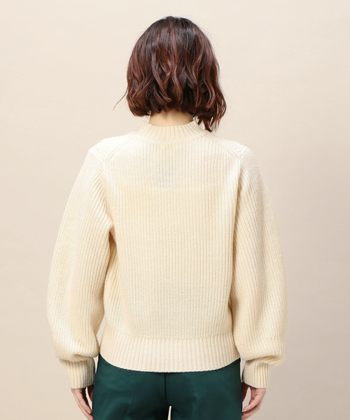 BEAUTY&YOUTH UNITED ARROWS（ビューティーアンドユースユナイテッドアローズ）の「BY 7ゲージアゼニットプルオーバー ◆（ニット/セーター・レディース・オフホワイト/ライトグレー/ライトピンク・FREE）」の6枚目の写真