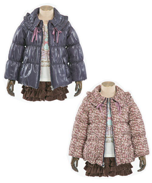 ANY（エニィ）の「【KIDS】花柄リバーシブル（ダウンジャケット/コート