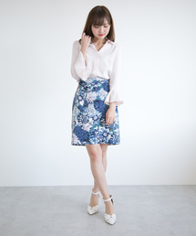 PROPORTION BODY DRESSING | ビッグフラワージャガードプリントタイトスカート(スカート)