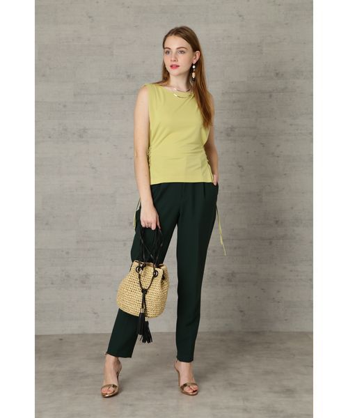 PINKY&DIANNE（ピンキーアンドダイアン）の「◆2WAYダブルクロステーパードパンツ（その他パンツ・レディース・ピンク系その他/イエロー/グリーン・34/36/38/40）」の7枚目の写真