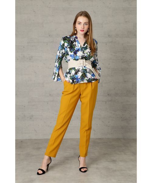 PINKY&DIANNE（ピンキーアンドダイアン）の「◆2WAYダブルクロステーパードパンツ（その他パンツ・レディース・ピンク系その他/イエロー/グリーン・34/36/38/40）」の10枚目の写真