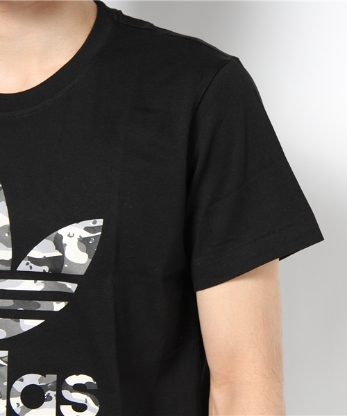 adidas Originals(アディダスオリジナルス)の「2013 新作 adidas CAMO-T アディダス カモ Tシャツ トレフォイル(Tシャツ/カットソー・メンズ・ホワイト/ブラック・SMALL/MEDIUM/LARGE/X-LARGE)」の7枚目の写真