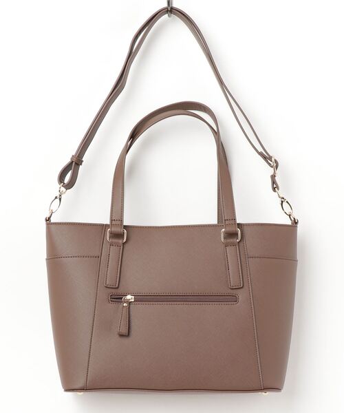 MONICA（モニカ）の「シンプルA4トートバッグ（トートバッグ・レディース・ネイビー/ブラック/ホワイト/グレー/ピンク/ブラウン/ラベンダー/ブルー/ライトグレー/ライトベージュ/ダークブルー・FREE）」の12枚目の写真