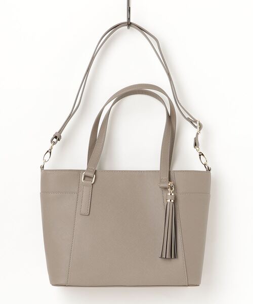 MONICA（モニカ）の「シンプルA4トートバッグ（トートバッグ・レディース・ネイビー/ブラック/ホワイト/グレー/ピンク/ブラウン/ラベンダー/ブルー/ライトグレー/ライトベージュ/ダークブルー・FREE）」の19枚目の写真