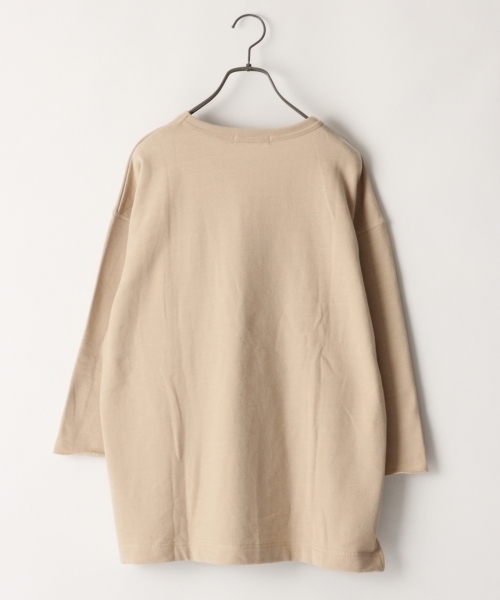 RAGEBLUE（レイジブルー）の「配色裏毛ドロップクルー7分袖/792459（Tシャツ/カットソー・メンズ・ブルー/グレー/ホワイト/ベージュ/パープル・LARGE/MEDIUM/SMALL）」の11枚目の写真