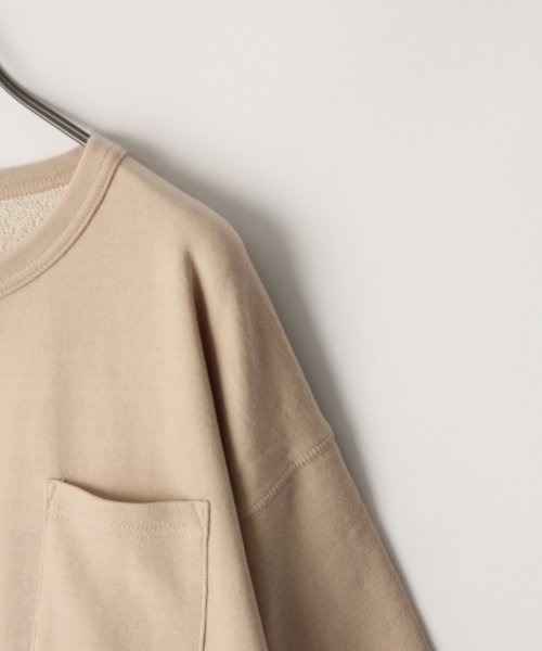 RAGEBLUE（レイジブルー）の「配色裏毛ドロップクルー7分袖/792459（Tシャツ/カットソー・メンズ・ブルー/グレー/ホワイト/ベージュ/パープル・LARGE/MEDIUM/SMALL）」の13枚目の写真