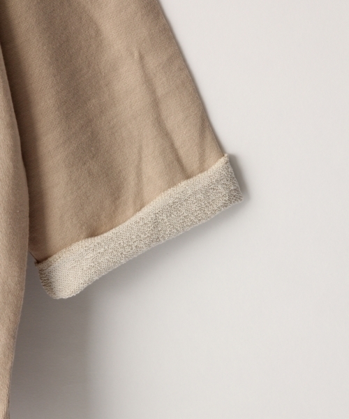 RAGEBLUE（レイジブルー）の「配色裏毛ドロップクルー7分袖/792459（Tシャツ/カットソー・メンズ・ブルー/グレー/ホワイト/ベージュ/パープル・LARGE/MEDIUM/SMALL）」の6枚目の写真