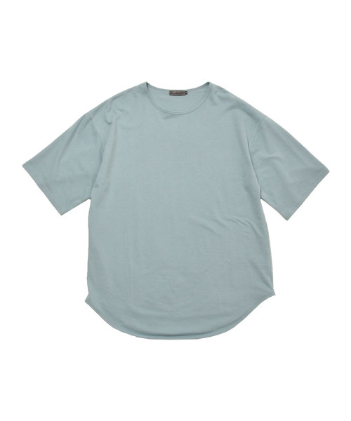 MinoriTY（マイノリティ）の「フェイクレイヤードＢＩＧ T（Tシャツ/カットソー・メンズ・ホワイト/ライトグレー/ライトブルー/ピンク/ブルー/チャコール・M/L）」の19枚目の写真