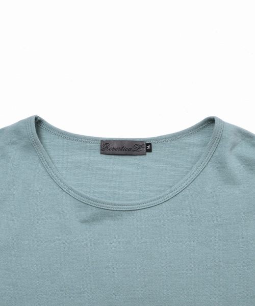 MinoriTY（マイノリティ）の「フェイクレイヤードＢＩＧ T（Tシャツ/カットソー・メンズ・ホワイト/ライトグレー/ライトブルー/ピンク/ブルー/チャコール・M/L）」の21枚目の写真