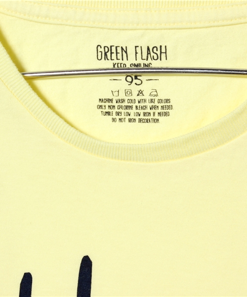 BEN DAVIS/PROJECT LINE（ベンデイビスプロジェクトライン）の「GREEN RABBIT KIDS TEE G（Tシャツ/カットソー・キッズ・イエロー/オレンジ系その他・95/110）」の4枚目の写真
