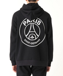 PSG パリサンジェルマン エディフィス モッズコート M 黒 フーディ 総柄 PSG パリサンジェルマン エディフィス モッズコート M 黒
