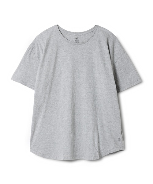 DAILY STANDARD by SANDINISTA（デイリースタンダードバイサンディニスタ）の「Cadet Easy Fit Round Tee / イージフィット裾ラウンドTシャツ（Tシャツ/カットソー・メンズ・ホワイト/チャコールグレー/ブラック/ネイビー/ヘザーグレー・SMALL/MEDIUM/LARGE）」の19枚目の写真