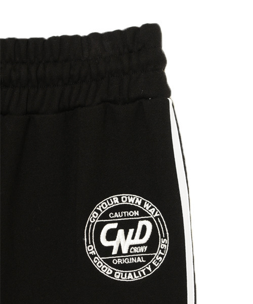 Candy Stripper（キャンディストリッパー）の「BASIC EMBROIDERED JERSEY パンツ（その他パンツ・レディース・ブラック/ラベンダー/ネイビー・2）」の7枚目の写真