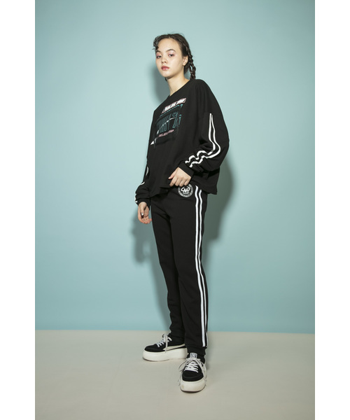Candy Stripper（キャンディストリッパー）の「BASIC EMBROIDERED JERSEY パンツ（その他パンツ・レディース・ブラック/ラベンダー/ネイビー・2）」の11枚目の写真