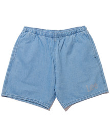 Lee リー / ATHLETIC SHORTS ロゴプリントアスレチックイージーデニムショーツ / LM8463