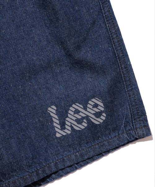And A（アンドエー）の「Lee リー / ATHLETIC SHORTS ロゴプリントアスレチックイージーデニムショーツ / LM8463（デニムパンツ・メンズ・インディゴブルー/ライトインディゴブルー・S/M/L）」の5枚目の写真