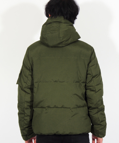 ８(eight)（エイト）の「ダウンジャケット フード ブルゾン（ダウンジャケット/コート・メンズ・ブラック/ネイビー/レッド/カーキ・MEDIUM/LARGE/X-LARGE）」の14枚目の写真