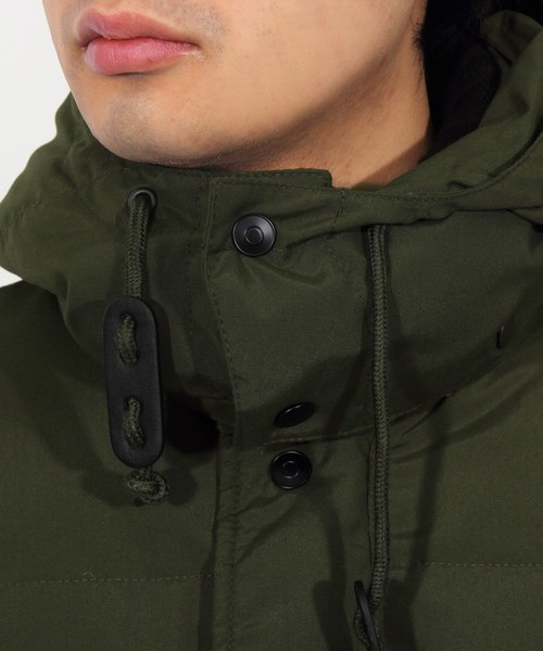 ８(eight)（エイト）の「ダウンジャケット フード ブルゾン（ダウンジャケット/コート・メンズ・ブラック/ネイビー/レッド/カーキ・MEDIUM/LARGE/X-LARGE）」の15枚目の写真