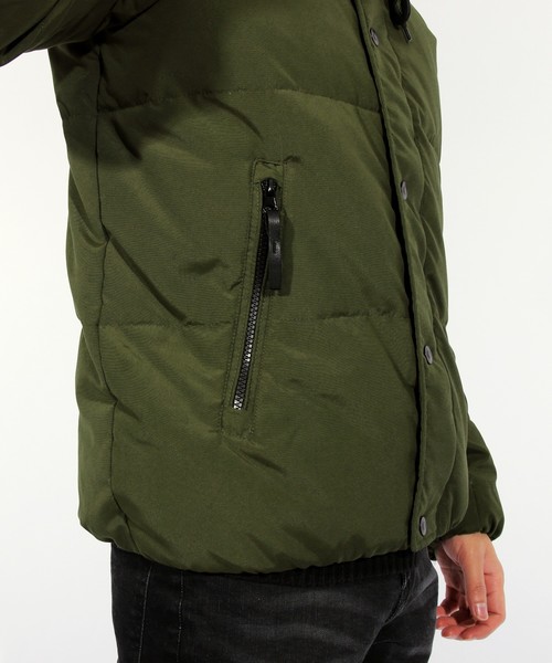 ８(eight)（エイト）の「ダウンジャケット フード ブルゾン（ダウンジャケット/コート・メンズ・ブラック/ネイビー/レッド/カーキ・MEDIUM/LARGE/X-LARGE）」の19枚目の写真