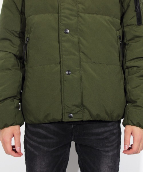 ８(eight)（エイト）の「ダウンジャケット フード ブルゾン（ダウンジャケット/コート・メンズ・ブラック/ネイビー/レッド/カーキ・MEDIUM/LARGE/X-LARGE）」の20枚目の写真