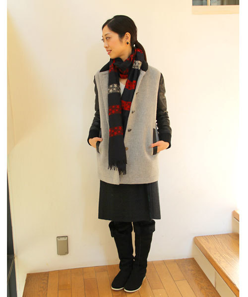 UNITED ARROWS（ユナイテッドアローズ）の「＜AMUSE（アミューズ）＞MTN LG ブーツ◆（ブーツ・レディース・ダークグレー/ブラック・38/35/37/36）」の13枚目の写真