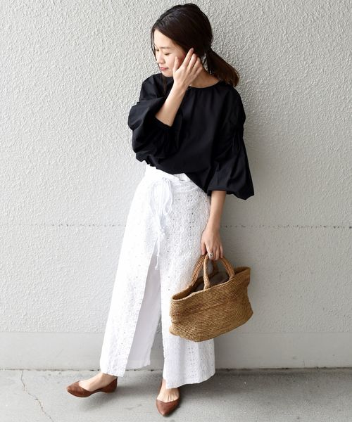 liflattie ships(リフラティ シップス)の「liflattie ships:ラフィアトート◇(かごバッグ・レディース・ベージュ・ONE SIZE)」の8枚目の写真