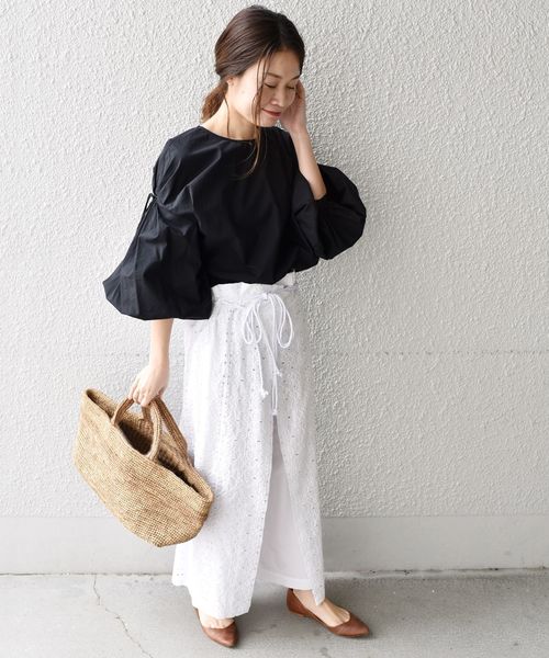 liflattie ships(リフラティ シップス)の「liflattie ships:ラフィアトート◇(かごバッグ・レディース・ベージュ・ONE SIZE)」の9枚目の写真