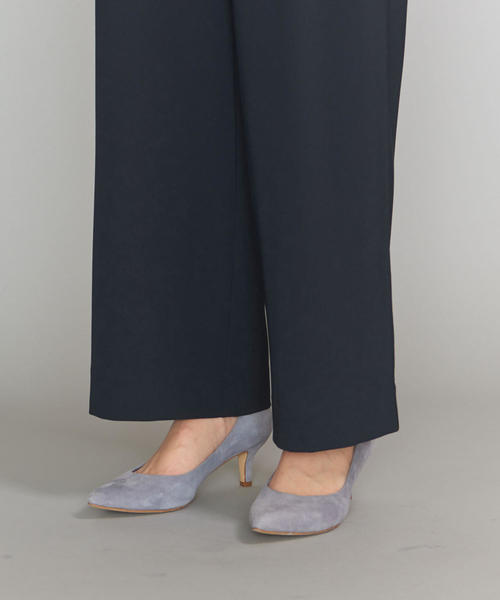 BEAUTY&YOUTH UNITED ARROWS（ビューティーアンドユースユナイテッドアローズ）の「BY ツイルタックワイドパンツ о（その他パンツ・レディース・ベージュ/ネイビー/オフホワイト/ピンク・SMALL/MEDIUM/LARGE）」の7枚目の写真