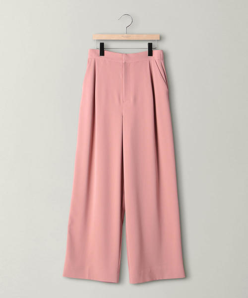 BEAUTY&YOUTH UNITED ARROWS（ビューティーアンドユースユナイテッドアローズ）の「BY ツイルタックワイドパンツ о（その他パンツ・レディース・ベージュ/ネイビー/オフホワイト/ピンク・SMALL/MEDIUM/LARGE）」の5枚目の写真